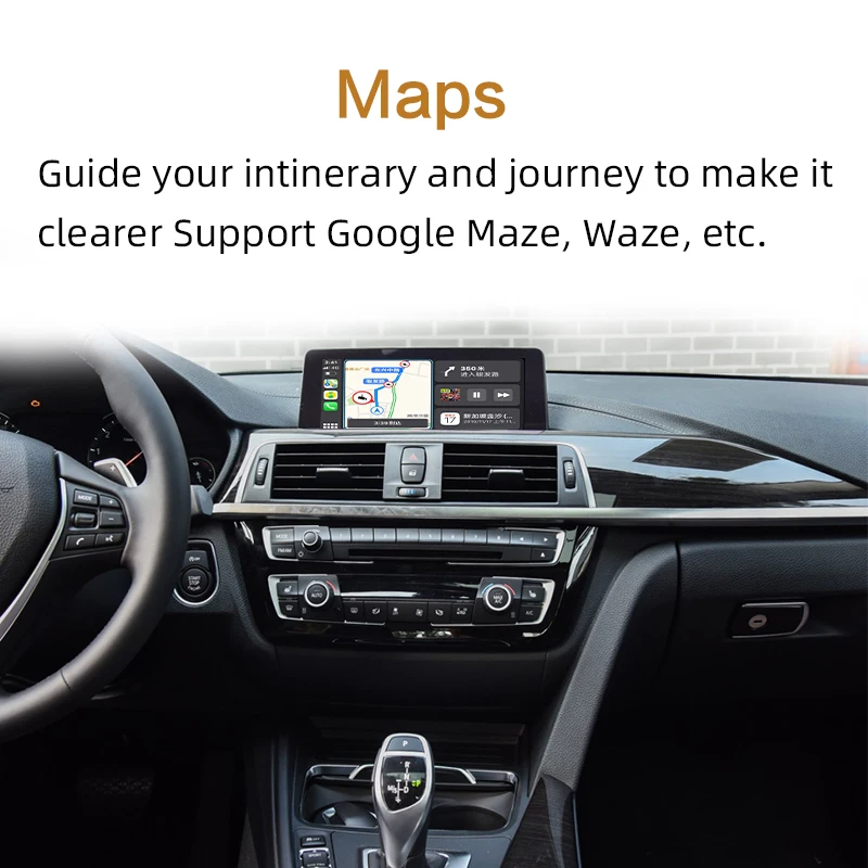 Sinairyu WIFI беспроводной Apple Carplay Car Play для BMW X3 X4 X5 X6 EVO F06 F12 F15 F30 F85 Android зеркало с