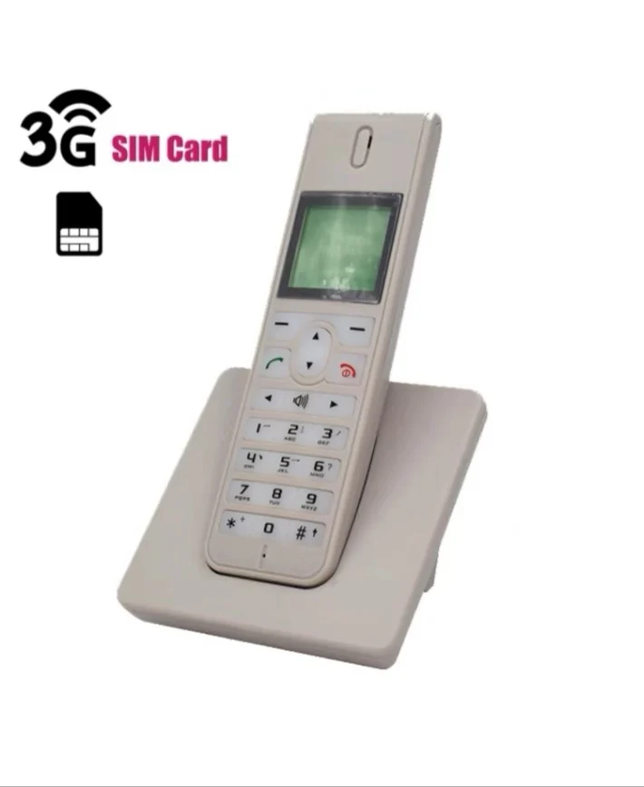 

Multi-language GSM Cordless Support 2G 3G SIM Card Wireless Phone With SMS Backlight Colorful Screen Fixed Telephone For Home