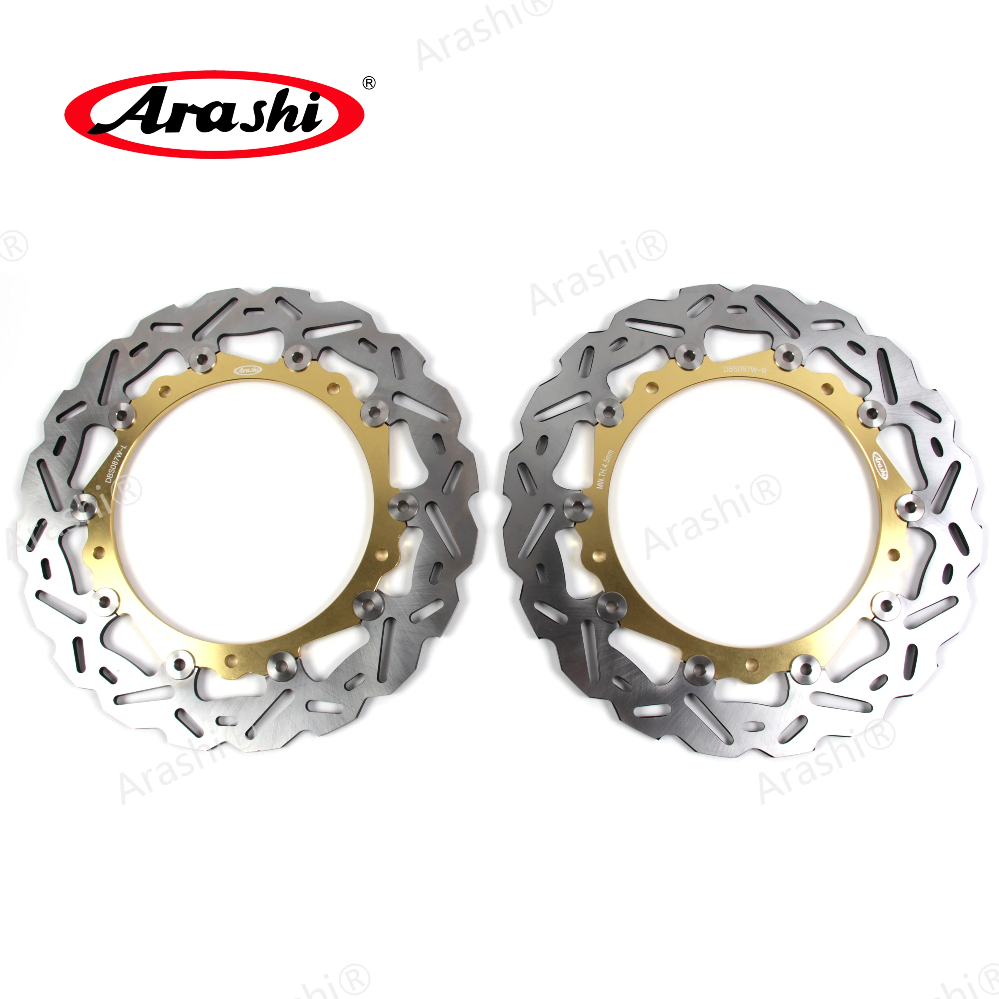 

Arashi 1 Pair CNC Full Floating Front Brake Discs Rotors For BMW R 1100 S R1100S 1998 1999 2000 2001 2002 2003 2004 2005 2006