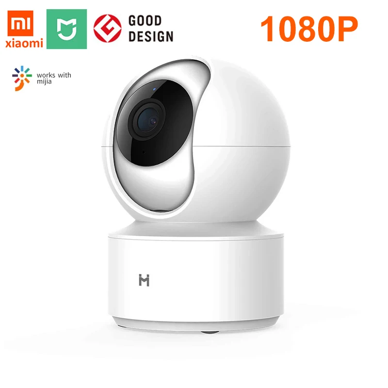 

Умная IP-камера Xiaomi Mijia Mi 1080P с углом обзора 105 градусов, беспроводная Wi-Fi видеокамера ночного видения, веб-камера, видеокамера, защита для дома...