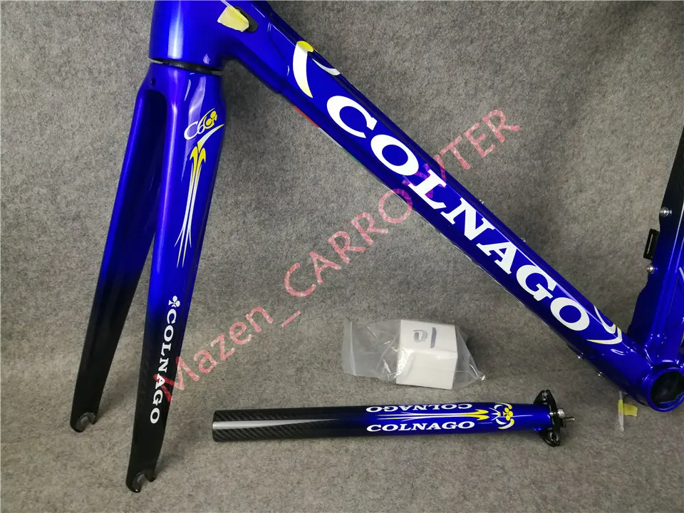 CARROWTER T1000 3K темно-синий-черный Colnago C60 карбоновая рама для дорожного велосипеда с BB386 XS/S/M/L/XL на выбор