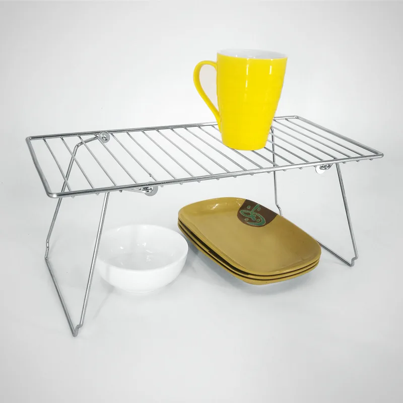 

Kitchen Folding Storage Rack Kitchen Stainless Steel Seasoning Rack Japanese Style Seasoning Rack Bathroom Countertop Rack