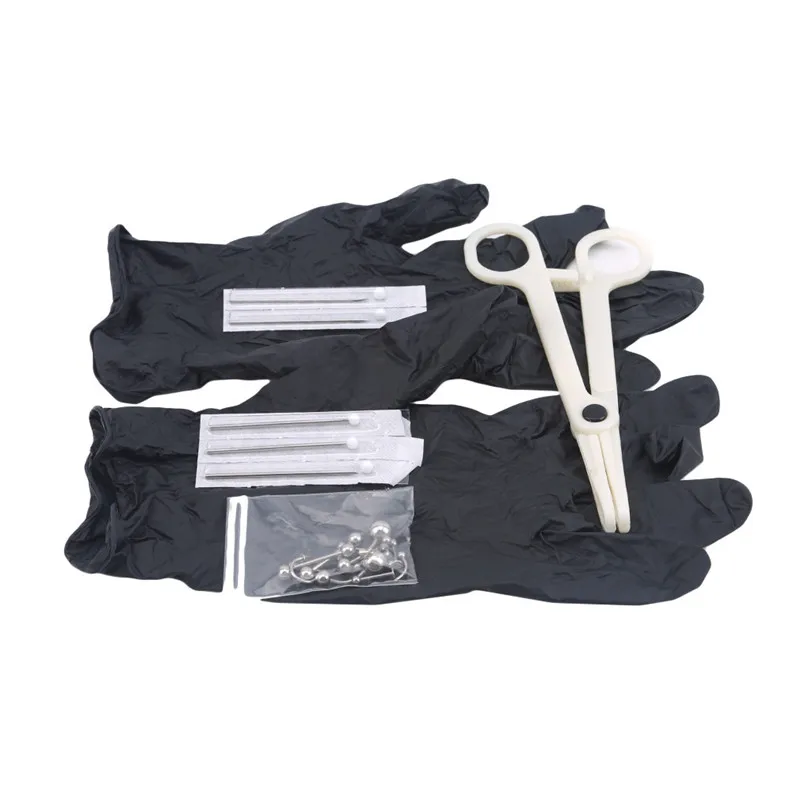 Горячая распродажа ювелирные иглы для пирсинга набор одноразовых ювелирных