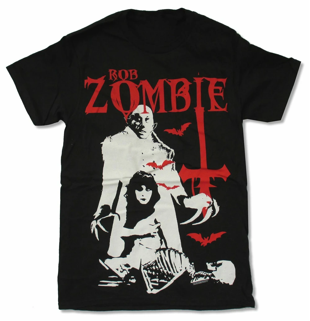 Rob Zombie Nosferatu черная футболка для мужчин и женщин новая мужская подростков