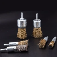 1pcs steel wire brush stainless steel wire polishing head for polishing rust removal and deburring