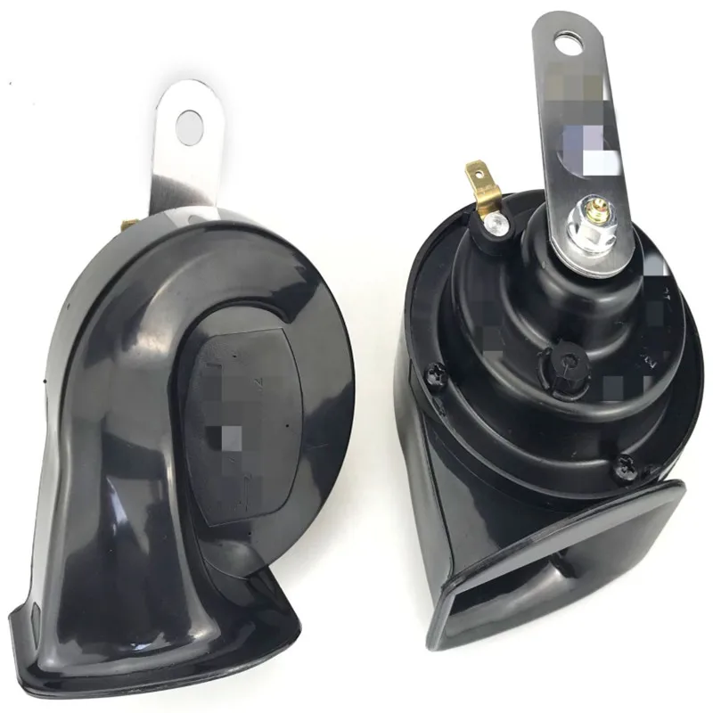 

Crystal drill car honking snail electric horn sound super loud decibel high definition 12V24V modification