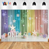yeele colored stars 1st birthday backdrops photo background photophone photographyfor baby shower photo studio customized
