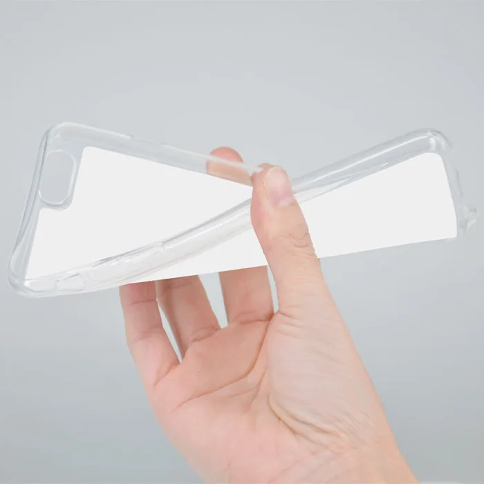 10 шт./лот 2D Сублимация мягкий резиновый силиконовый чехол для iphone X 6 6s 7 8 plus с пластинами мягкие вставки для домашних животных
