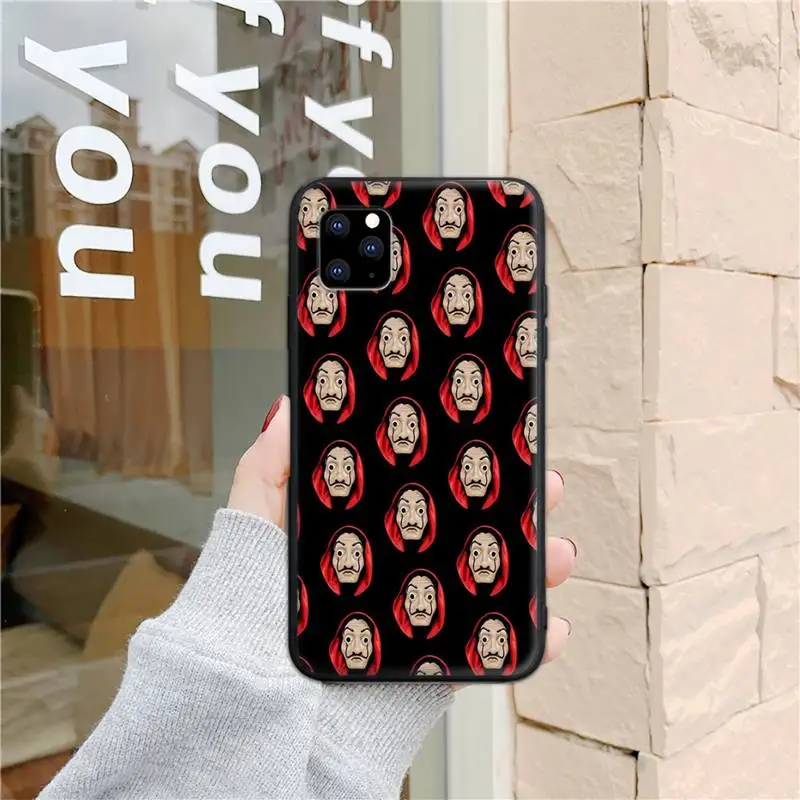 

Popular Money Heist Soft Phone Case for iphone 6s 7 8 plus xr xs 11 12pro max mini Silicone Fundas Coque