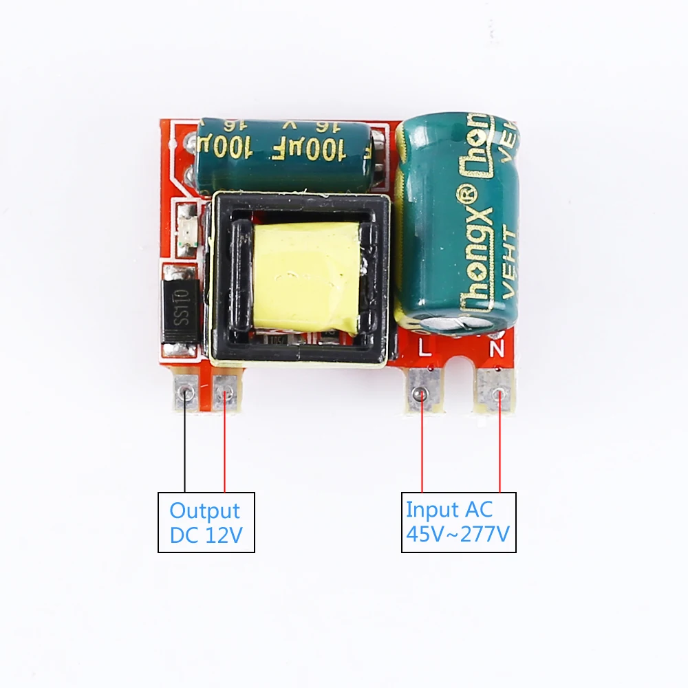 AC-DC 12V 300mA 3 5 W изолированный коммутации Питание модуль 220 В до 12 Шаг вниз Напряжение
