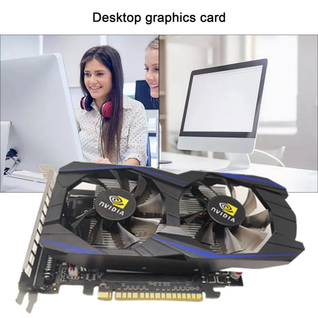 

GTX1050TI DDR5 128BIT Desktop Graphics Card Interface DVI And VGA Interface Graphics Card