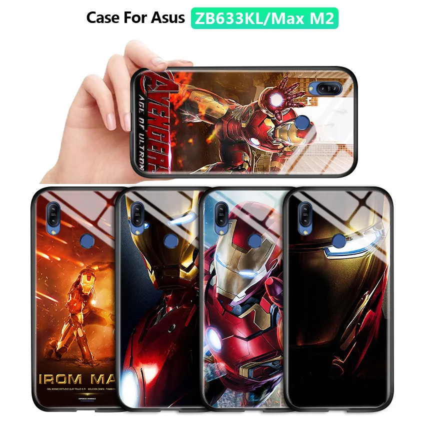 Чехол для ASUS ZB633KL Max M2 Марвел мститель Superhero Ironman Роберт Дауни любовный чехол с
