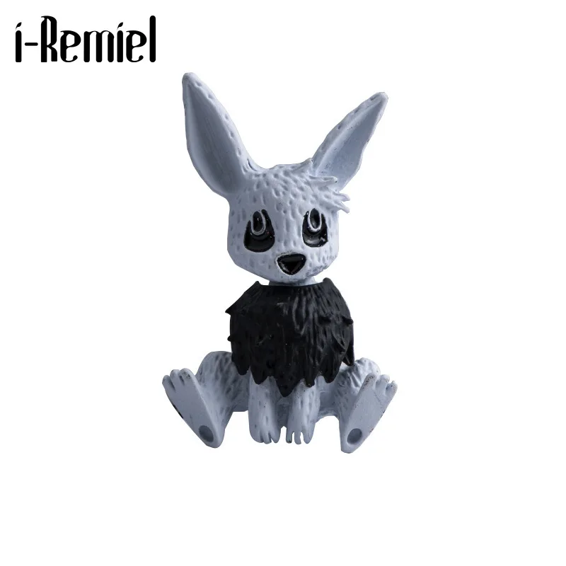 kroean new cute rabbit animal brooch Enamel metal lapel pin suit shirt corsage fashion jewelry for men and women accessories | Украшения и