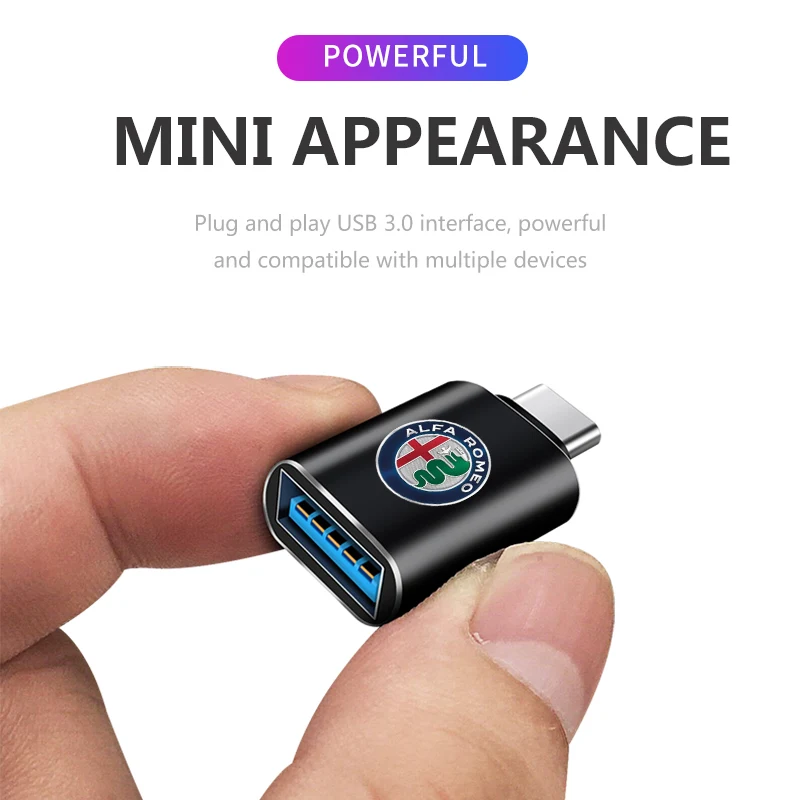 Автомобильные товары переходник с Type C на USB 3 0 OTG для VW Volkswagen GTI 4 Motion Caddy Jetta Golf Passat