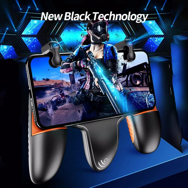 for PUBG Game Controller Gamepad Trigger Button Cooling Fan Joystick IOS Android Phone | Электроника