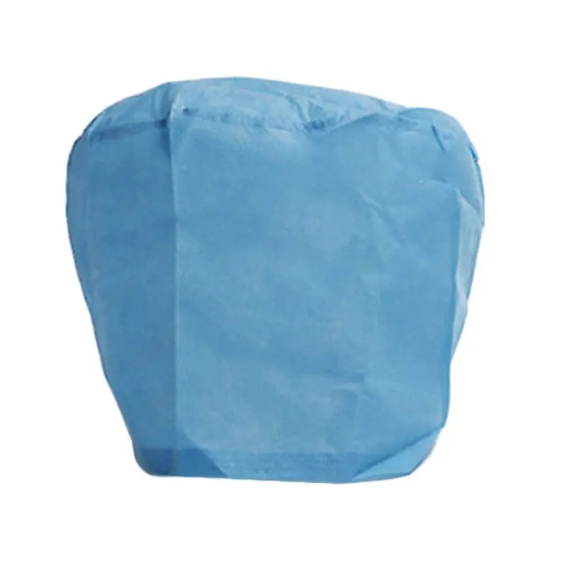 

10Pcs Non-Woven Disposable Bouffant Cap Waterproof Dust Proof Elastic Workspace Hair Net Hat for Doctor Nurse Food Service