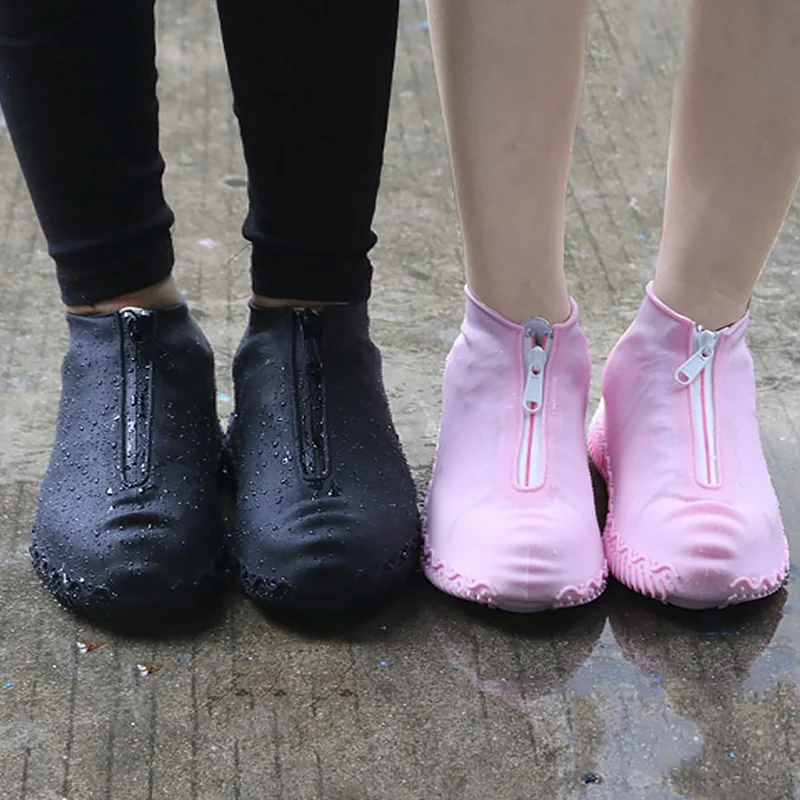

2020 Spring Fashion Reusable Shoe Cover Waterproof Zipper Cover Shoes Men/women Rain Shoes Covers Waterproof