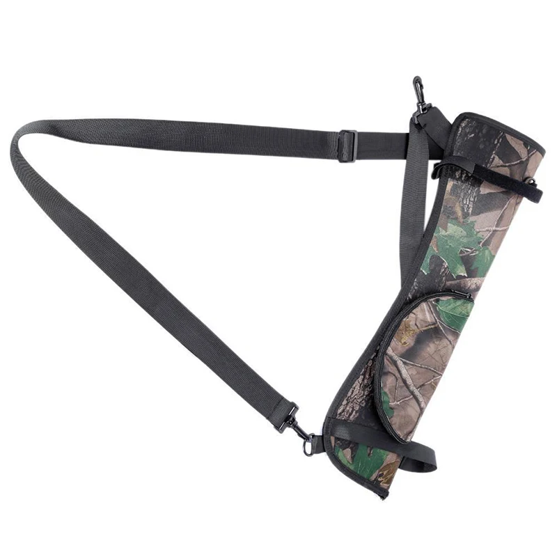 

Camo Archery Target Hunting Side Back Hip Waist Arrow Quiver Bow Holder Belt Bag