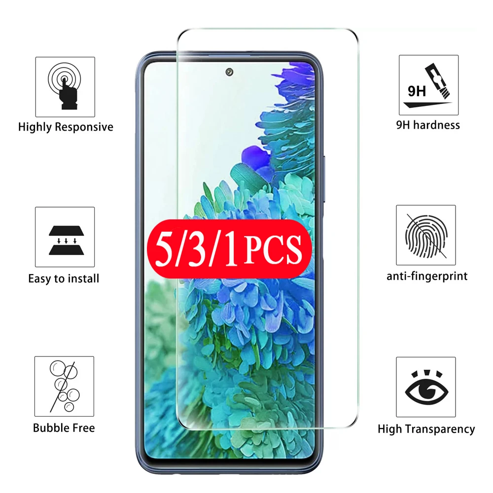 5/3/1 шт. 9D для Samsung Galaxy s7 edge s8 s9 plus s10 lite s10e s20 FE note 8 9 10 pro 20 ультрапротектор экрана из