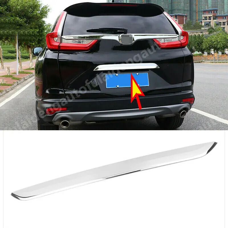 

For Honda CRV CR-V 2017-2021 Stainless Steel TRUNK TAILGATE LID BEZEL Moulding TRIM COVER Car Accessories
