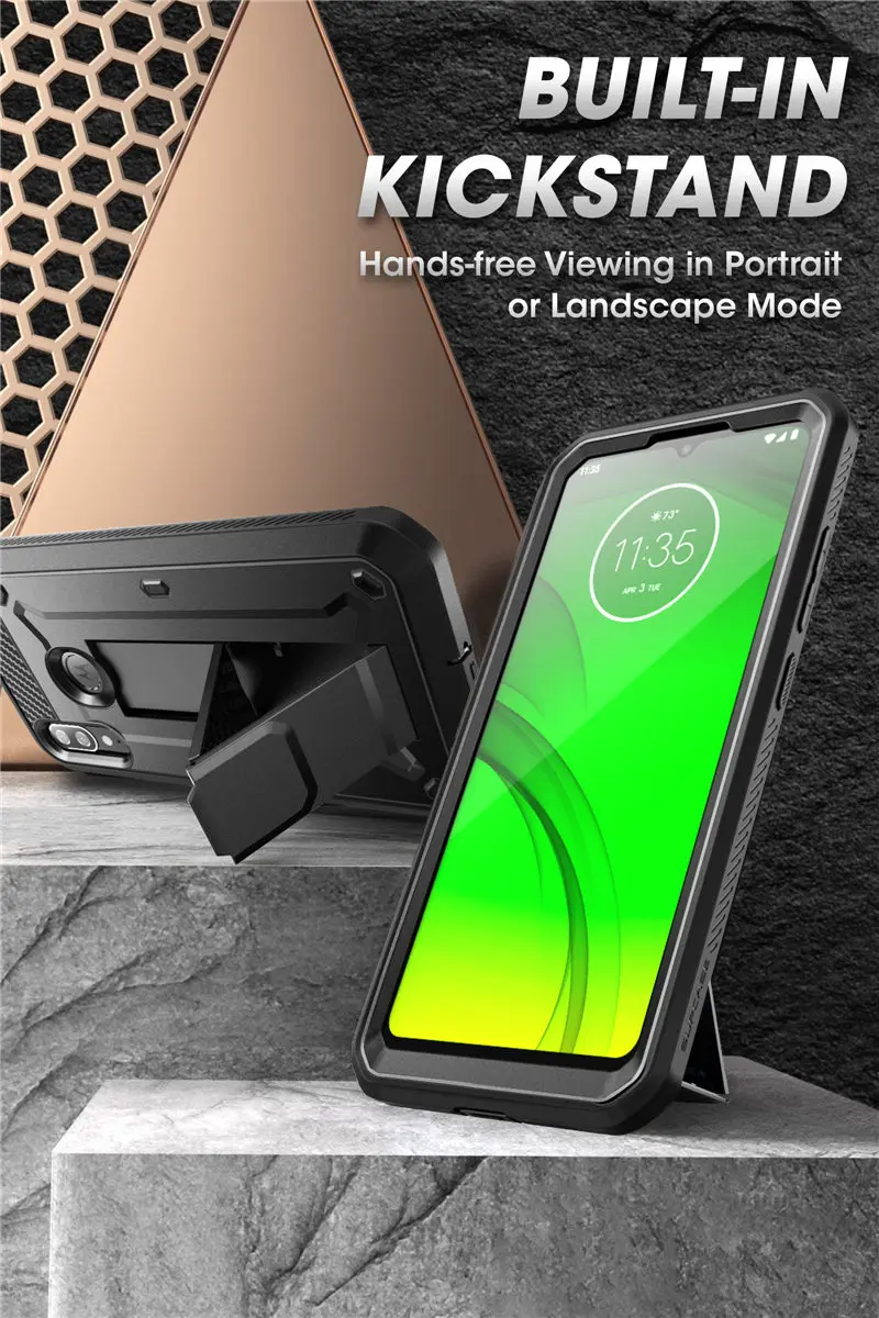 SUPCASE для Moto E6 Plus чехол( выпуск) UB Pro цельная прочная кобура защитный чехол для задней панели со встроенной защитной пленкой