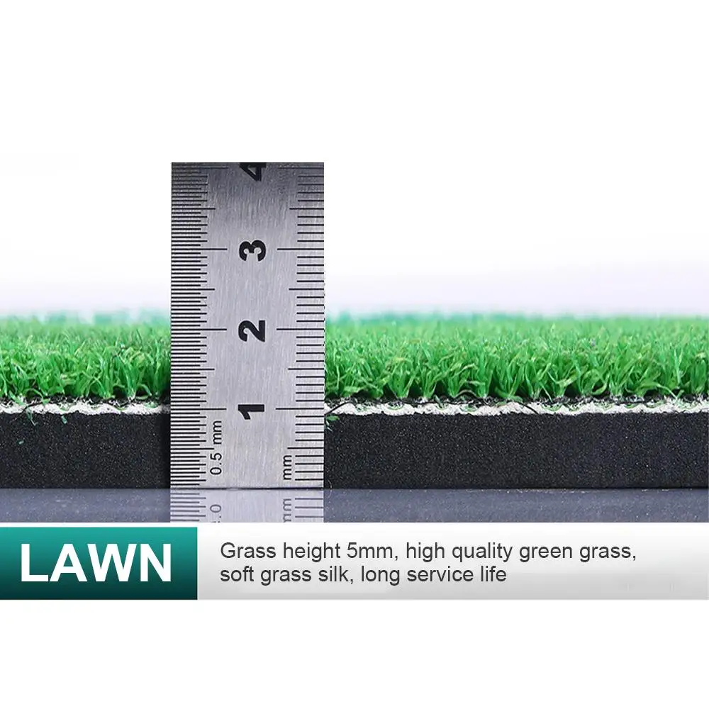 

Useful Nylon Grass Rubber Pad Practice Mat Golf Practice Mat Artificial Lawn Tee Backyard Golf Hitting Mat Training Outdoor