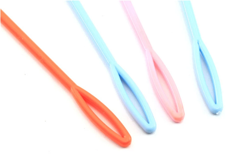 50 шт. пластиковые спицы для вязания инструмент шитья игла рукоделия 7 см разные