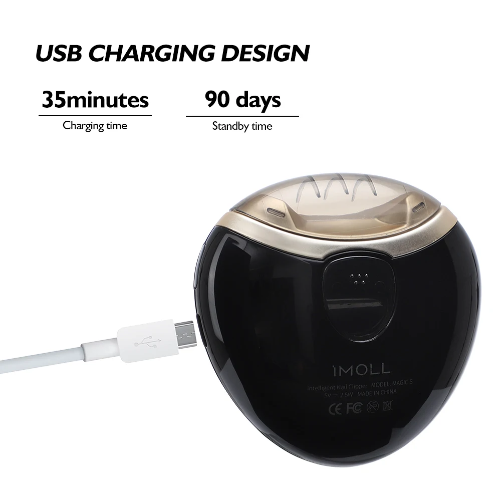 Умная машинка для стрижки ногтей профессиональный электрический триммер с