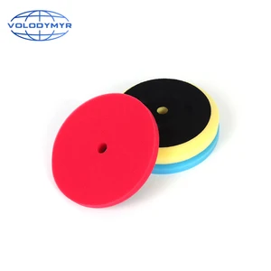 Набор полировальных дисков для автомобиля, 6 дюймов, с крючком и петлей