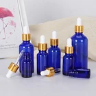 Пластиковый флакон-капельница синий Стекло 5-100 мл химические реагенты для пипетки падение ароматерапия Пипетка для жидкости многоразовая бутылка эфирного масла контейнер