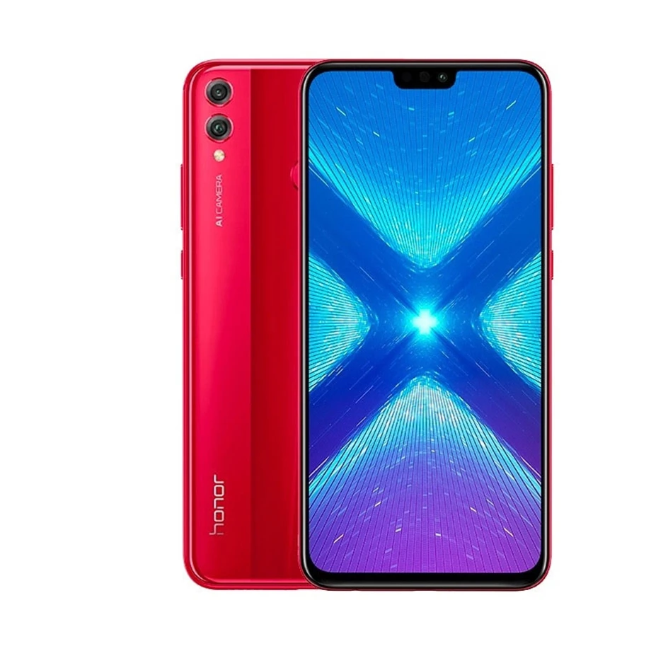 Honor 8X Kirin 710 Восьмиядерный 6,5 ''20MP& 2MP& 16MP 3400 mAh ram 6GB rom 64GB распознавание лица отпечаток пальца