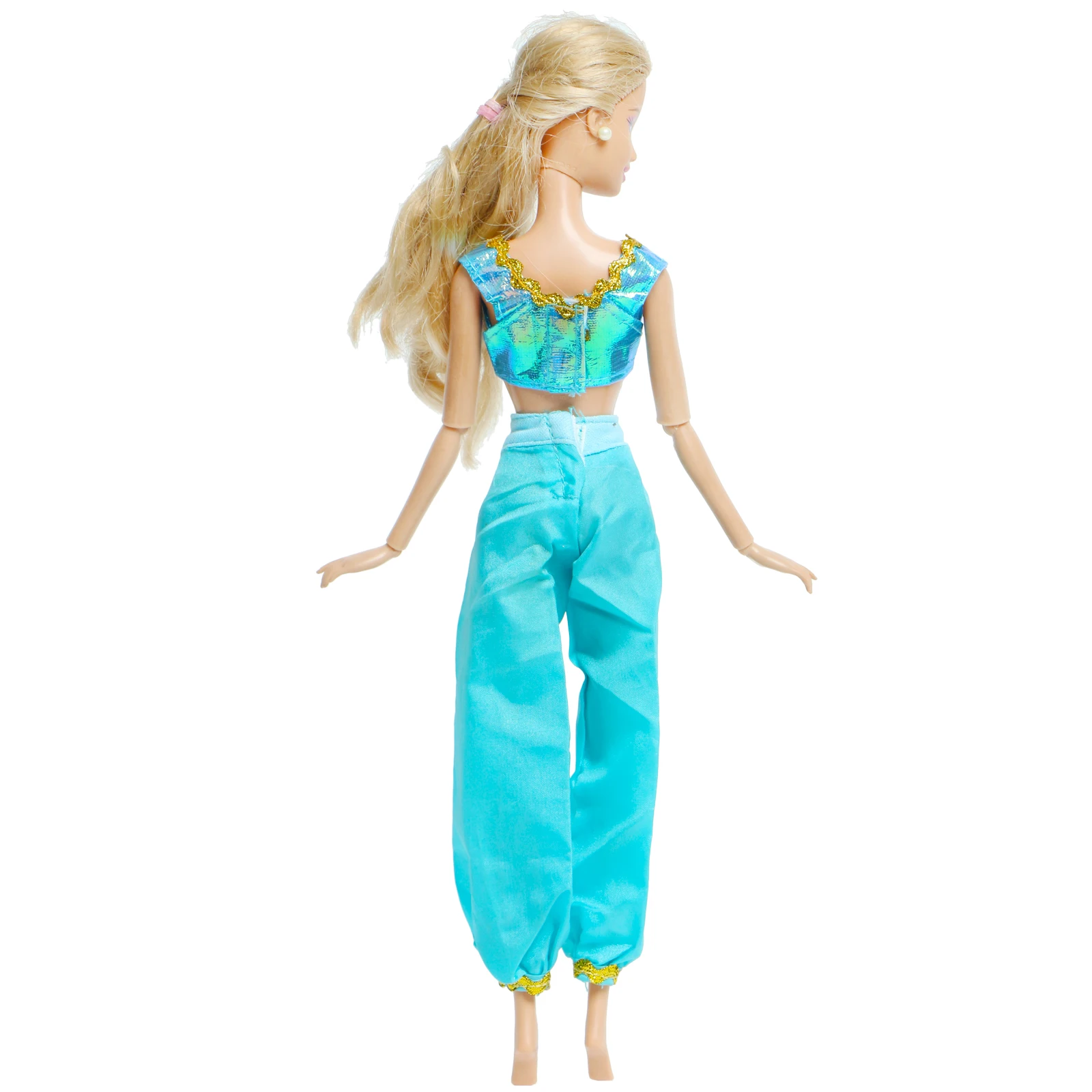 Экзотическая ручная работа синяя принцесса наряд сказка копия Аладдин Жасмин