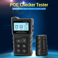 nf 488 multifunctional lcd network cable tester poe checker inline poe voltage and current tester with cable tester