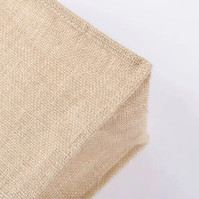 

Portable Jute Reusable Tote Shopping Bag Grocery Organizer Storage Pouch