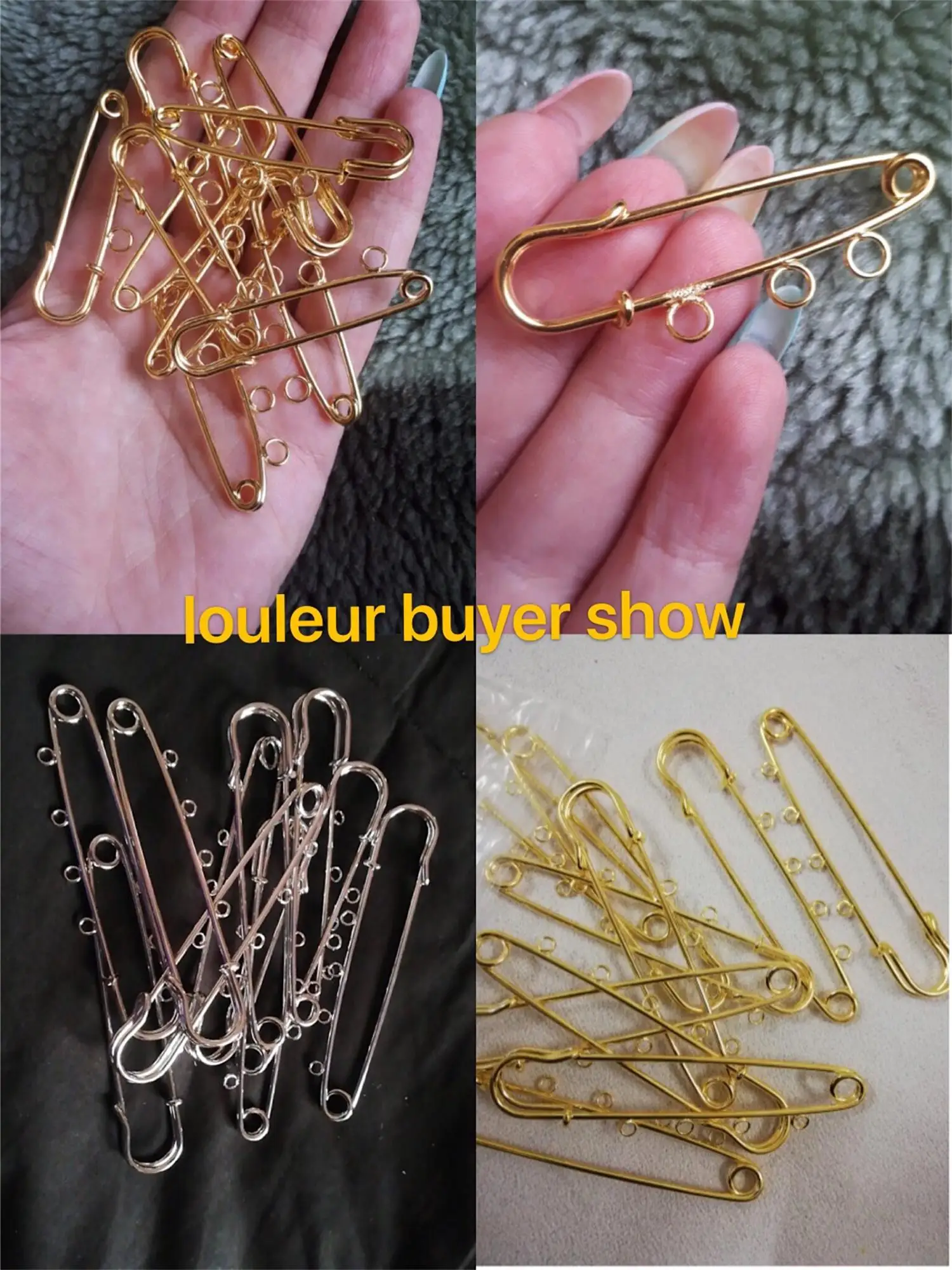 LOULEUR 10 шт./лот 21x90 мм большие длинные свадебные безопасные булавки для броши иглы для женщин DIY брошь булавки ювелирных изделий