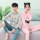 Новинка, пижама для подростков, одежда, хлопковые комплекты, одежда для сна для девочек и мальчиков, зимний детский пижамный комплект с животными для детей 10, 12, 14, 16, 18 лет