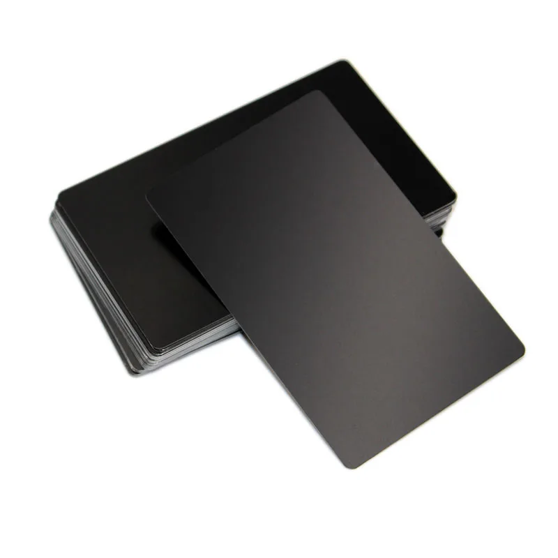 

Металлические визитные карточки из алюминия 50 шт.