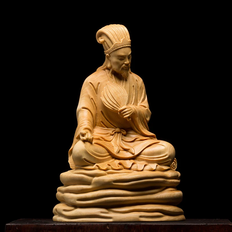 12 см Zhuge Liang фигурки трех царств Конг Мин скульптура китайская историческая