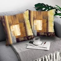mtmety color wood cushion cover oil painting printing car sofa home decor pillow case home decoration pillowcase funda cojin