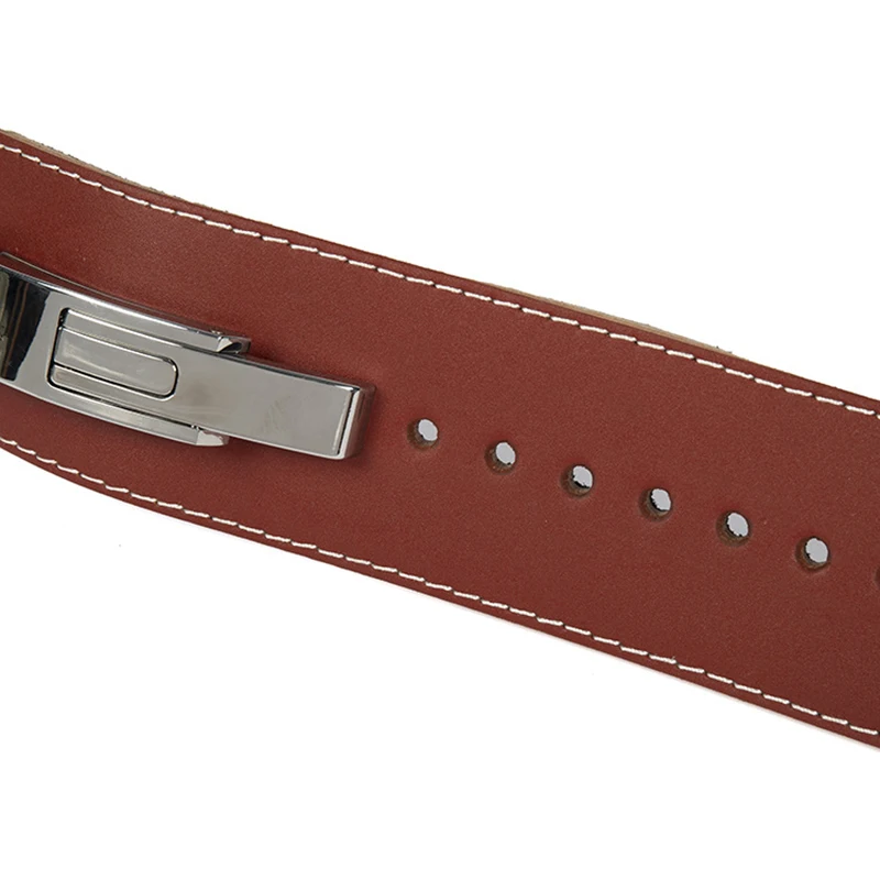 Пояс для фитнеса кожаный пояс тяжелой атлетики тренировок пряжка-рычаг | Спорт и