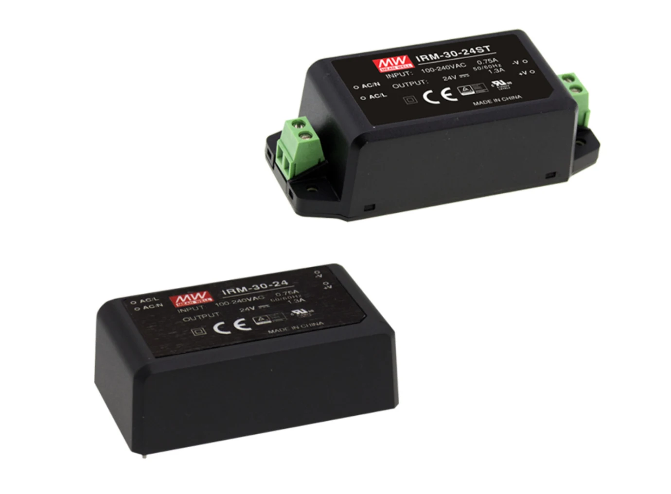 Бренд MEAN WELL представляет IRM 30 15 15V 2A meanwell напряжением Вт Монтаж на печатной плате
