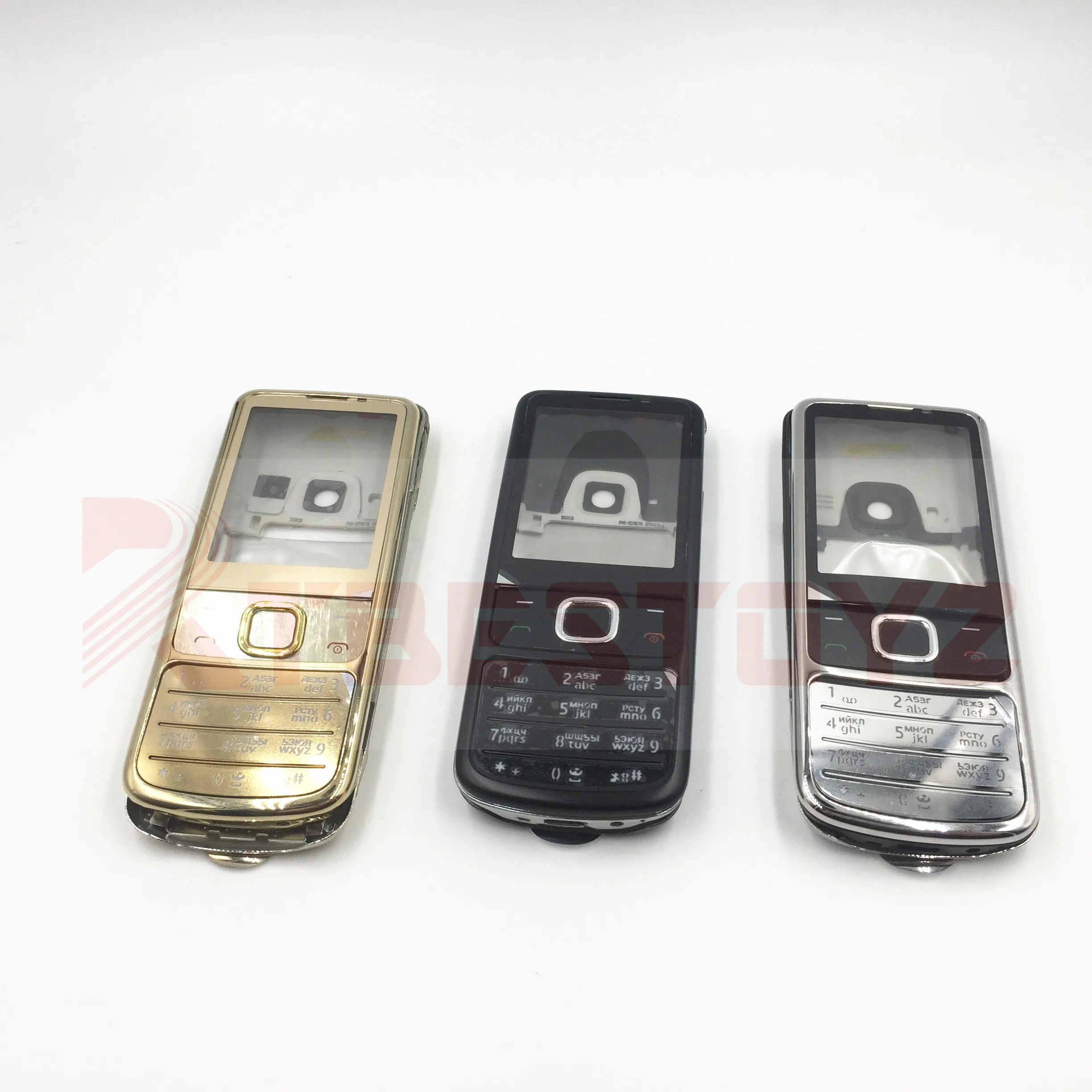 

High Quality Metal Full Housing For Nokia 6700 6700C Front Frame + Battery Cover + English / Russian Keypad