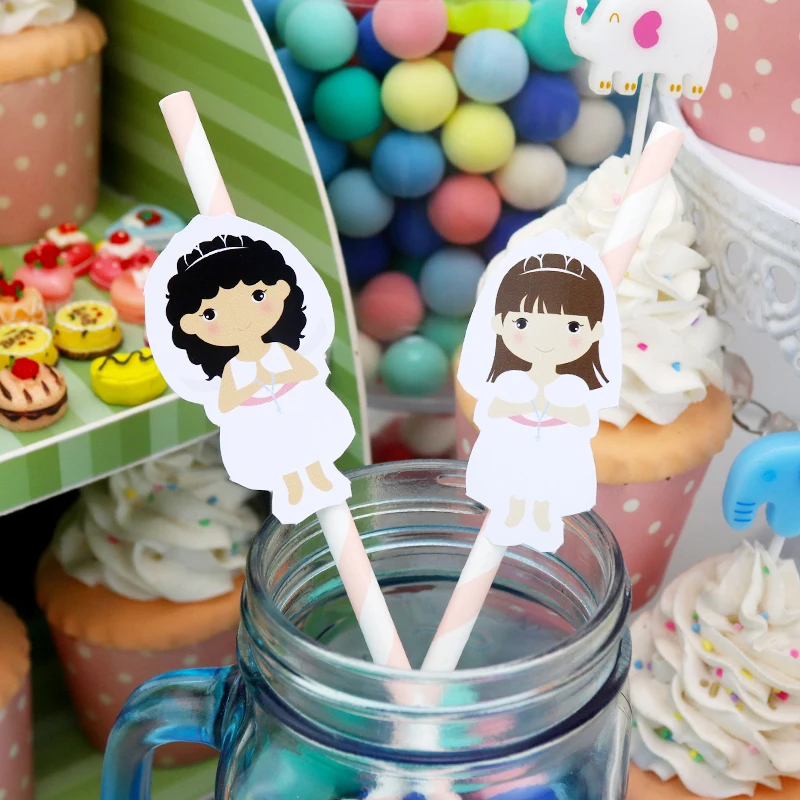 My First Communion Paper Straw Candy Box Gift Box Cupcake Box Boy Kids Birthday Party Supplies Decoration Event Party Supplies images - 6