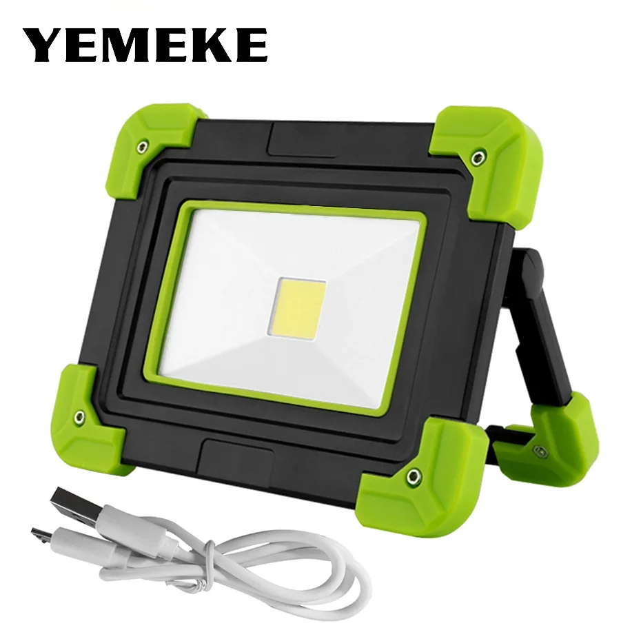 COB LED Spotlight USB Charging Led Searchlight IPX4 Waterproof Work Light Emergency Lamp For Outdoor Camping Hunting Lighting