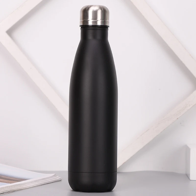 Цветная бутылка для воды из нержавеющей стали термос шейкер протеина в