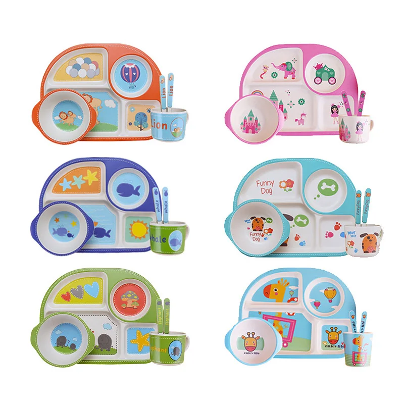 5 шт./компл. детское нижнее белье из бамбукового волокна для девочек с героями