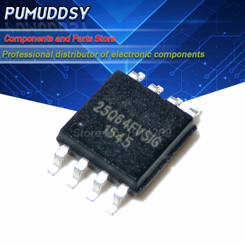 

5PCS W25Q64FVSSIG W25Q64FV 3V 64M-BIT SERIAL FLASH MEMORY WITH DUAL/QUAD SOP IC