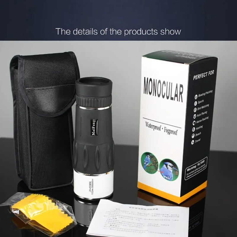 Монокулярный телескоп высокой мощности 35x95 портативный с ночным видением HD и