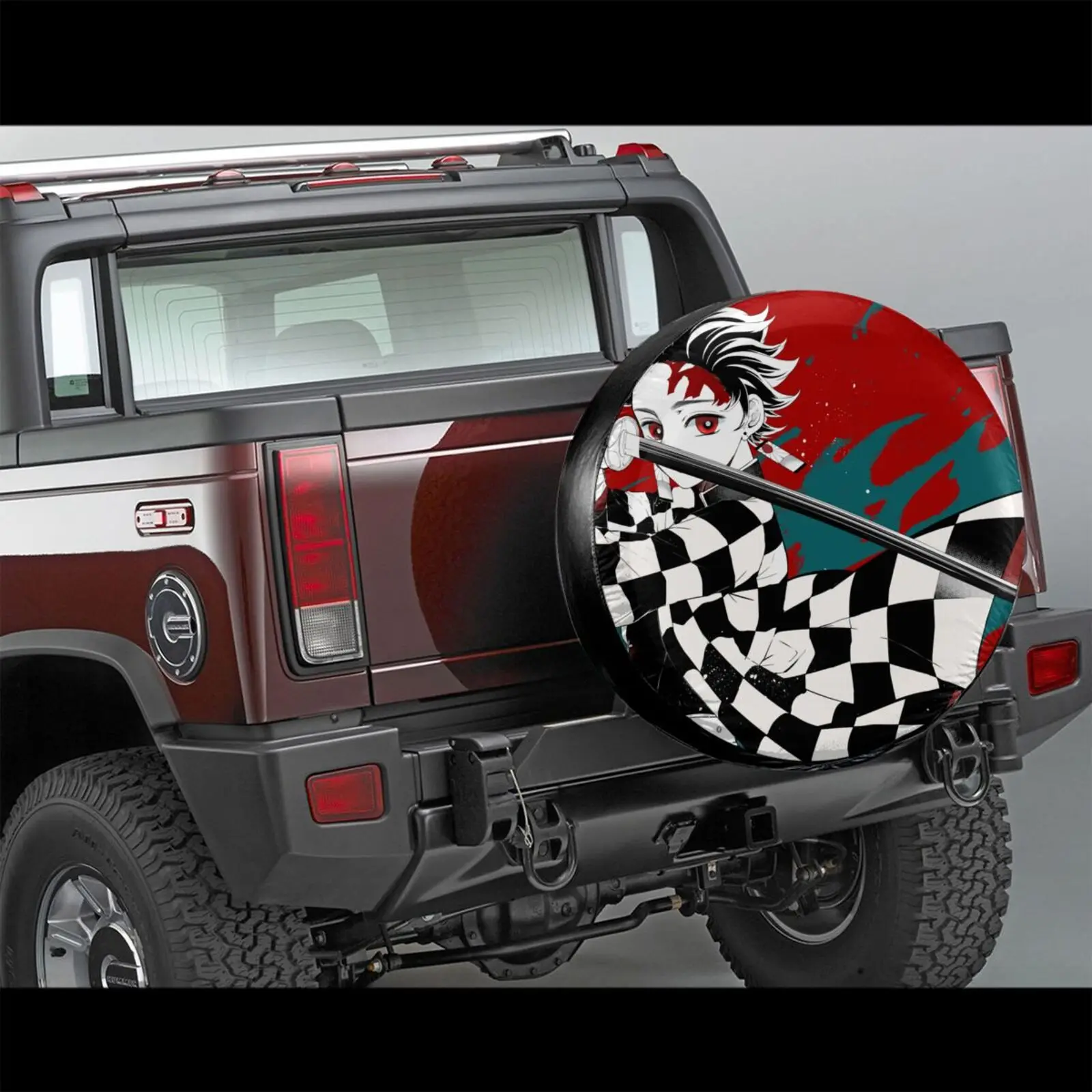 

Custom Print Demon Slayer Cover for Spare Tire Free Shipping
