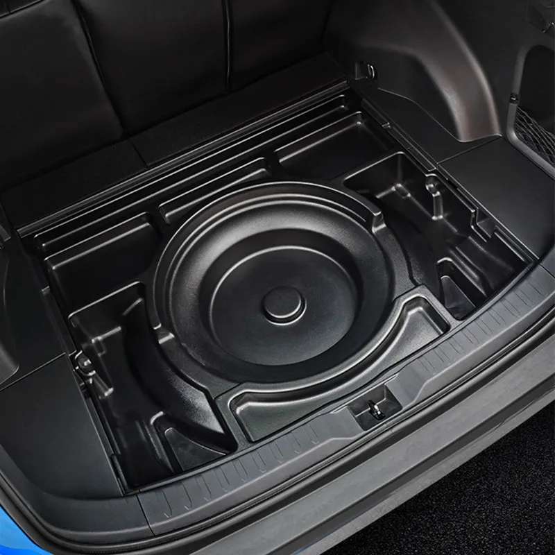 For Toyota RAV4 2019 2020 2021 5th Spare Tire Storage Box Rear Trunk Tail Car Wheel Organizer Modification Accessories | Автомобили и